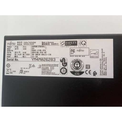 Fujitsu Esprimo D756 SFF (Sff/Core I5 6th Gen Skylake/8GB/256GB/Ssd 2 5/A Kategoria)